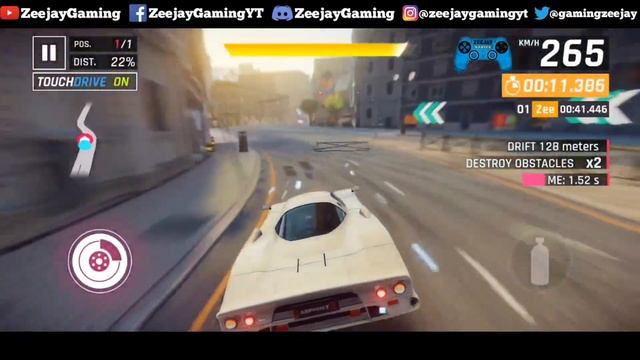 Asphalt 9 Nissan R390 GT1 Grand Prix Round 4 | 2 Star⭐ 00:40.5 Touchdrive | Bueno Aries To The Dock смотреть онлайн