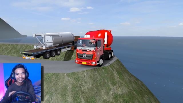 BISAKAH?? TRUK TANGKI PERTAMINA DI JALUR SEMPIT - ETS2 смотреть онлайн
