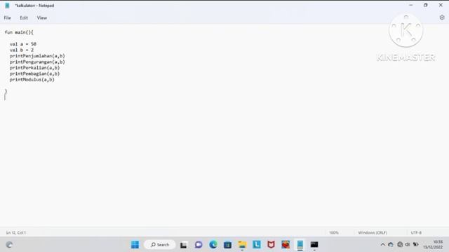 Tugas PBO | Kalkulator Dengan Fungsi Parameter - Kotlin смотреть онлайн