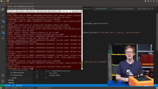 Control your ROS robot from your phone! смотреть онлайн