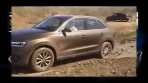 Тест драйв Audi Q3 на бездорожье