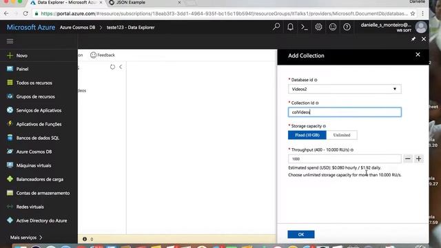 Como criar um banco de dados MongoDB no Azure? смотреть онлайн