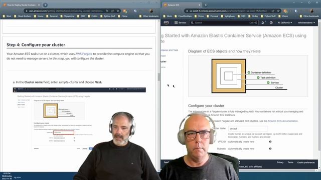 AWS "Free Tier" - Docker Containers on Amazon ECS - Beginner Tutorial - Walkthrough and Review смотреть онлайн