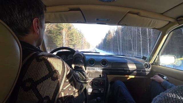 Катаемся на Мерседес W123 с двигателем ВАЗ-21213 смотреть онлайн