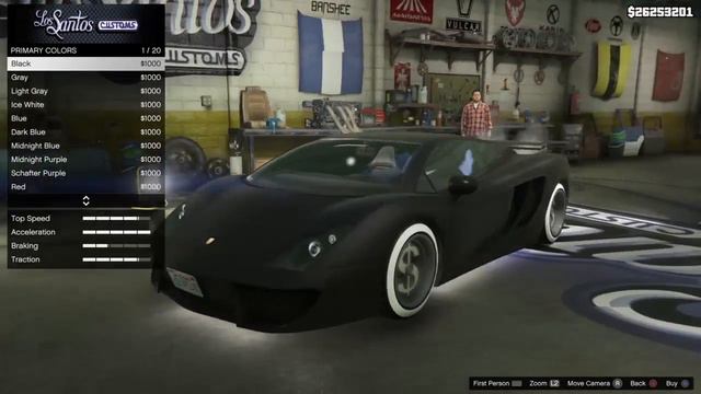 Gta 5 Peggasi Vacca Customization Lamborghini смотреть онлайн