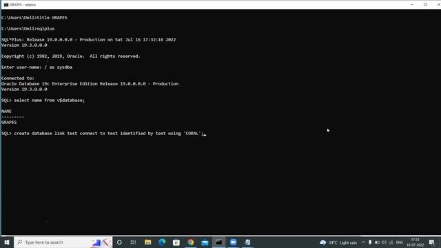 Oracle Database Link (Tamizh) - 1 смотреть онлайн