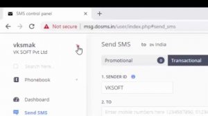 How to set Sender ID in DO SMS | VK SOFT