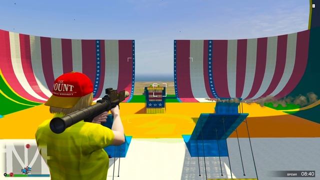 ЧТО БЫСТРЕЕ!? МАШИНА С РАКЕТНЫМ УСКОРИТЕЛЕМ ПРОТИВ ВЫСТРЕЛА ИЗ РПГ - РПГ ПРОТИВ МАШИН В ГТА 5 ОНЛАЙ смотреть онлайн