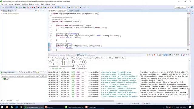 4. @Postmapping getting String Input смотреть онлайн