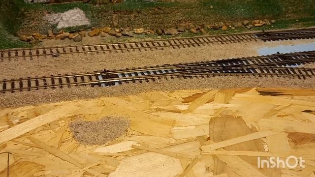 Немного про балласт и как я делаю балласт на стрелку. смотреть онлайн