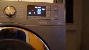 Samsung WF60F4E5W2X Slim Eco Bubble Cotton washing cicle