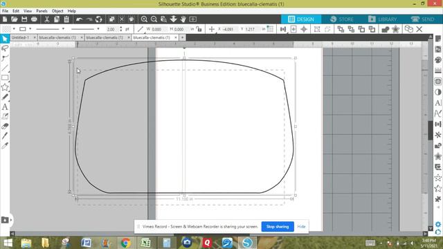 #2 - Silhouette Studio (Cameo) - Clematis Wristlet - Sewing With Sonia