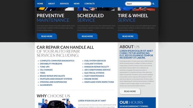 Car Repair - Car WordPress Theme by ZEMEZ Website Template - 52721 смотреть онлайн