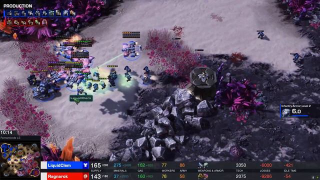 Clem (T) vs Ragnarok (Z) on Romanticide - StarCraft 2 - 2021 смотреть онлайн