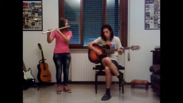 This Is The Life - Amy MacDonald ( Guitar and Flute Cover by Nanaki93XIII & LauraMew99 ) смотреть онлайн