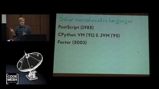 Stian Veum Møllersen Revisting Concatenative Languages with Creative Programming - Code Mesh 2017 смотреть онлайн