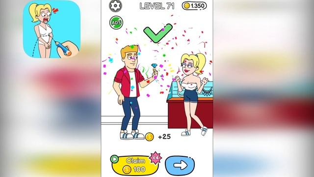 Draw Love Story - All Level 61 - 80 Gameplay Walkthrough (Android, iOS) HD смотреть онлайн