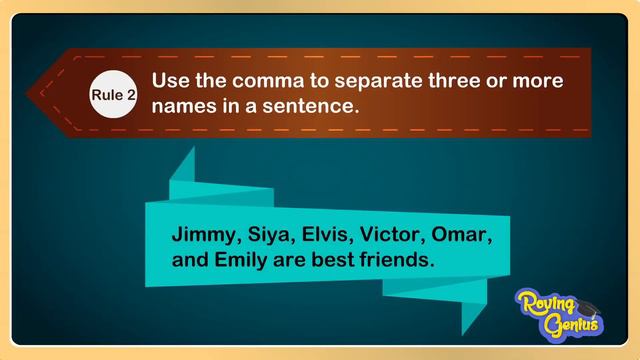 How To Use Comma In English Sentences | English Grammar For Kids | Roving Genius смотреть онлайн