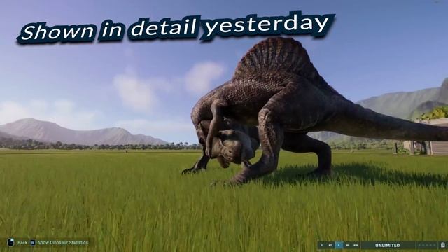 NEW SPINO KILL | Full Patch Notes For Update 7 & Marine DLC | Jurassic World Evolution 2 News смотреть онлайн
