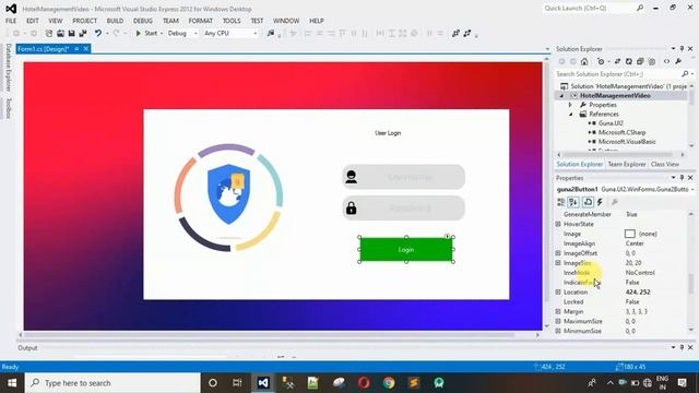 1. Hotel Management System in C# - Login Design and Coding смотреть онлайн