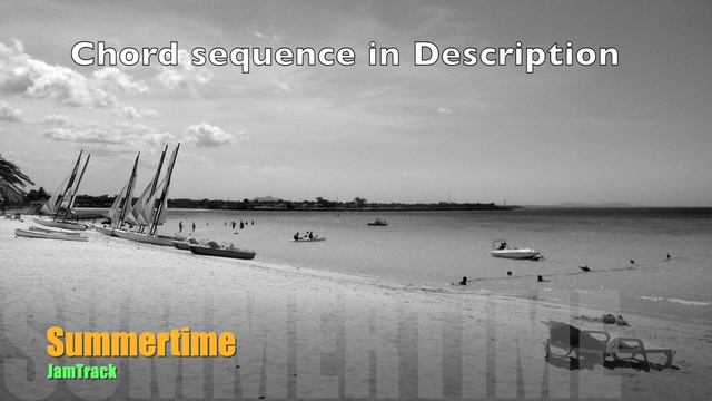 SUMMERTIME Backing track with melody: Key Am NO CHORDS (for Rhythm guitar / keyboard / piano etc) смотреть онлайн