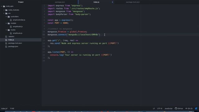 Creating Restful APIs with Node.js and Express 9 (Database Setup) смотреть онлайн