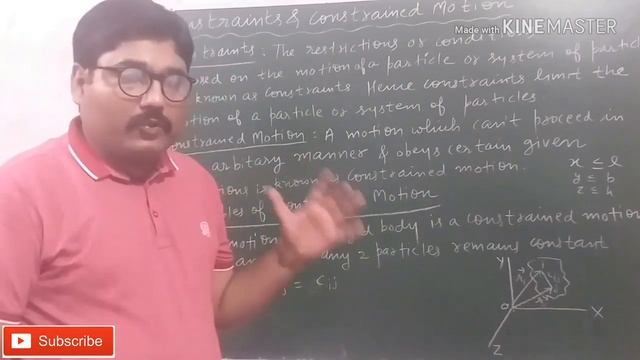 CONSTRAINTS | CONSTRAINED MOTION | CONSTRAINTS AND CONSTRAINED MOTION WITH EXAMPLES | EXAM NOTES | смотреть онлайн