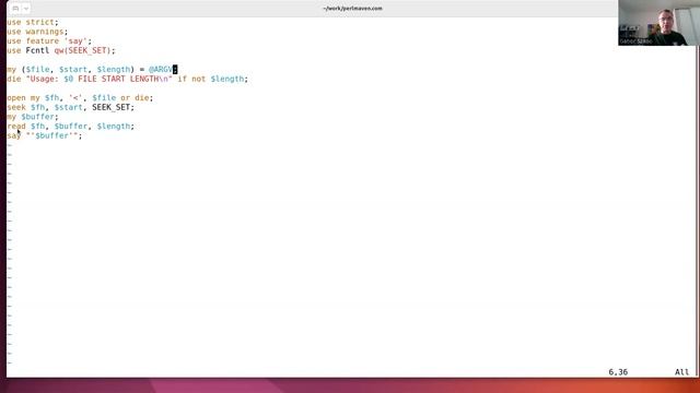 Read a section of a file using Perl смотреть онлайн