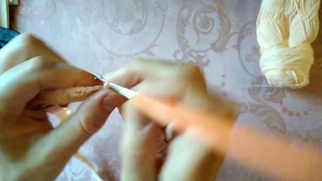 ?Круглая кокетка крючком// начало// изменяю схему под свою пряжу ? смотреть онлайн