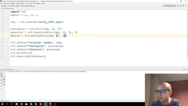 Smoothing images – OpenCV 3.4 with python 3 Tutorial 16 смотреть онлайн