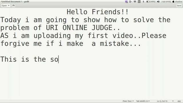URI Online Judge problem Solution 1001 смотреть онлайн