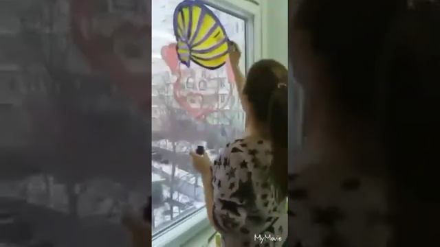 Оформление окон к новому году 2019 смотреть онлайн