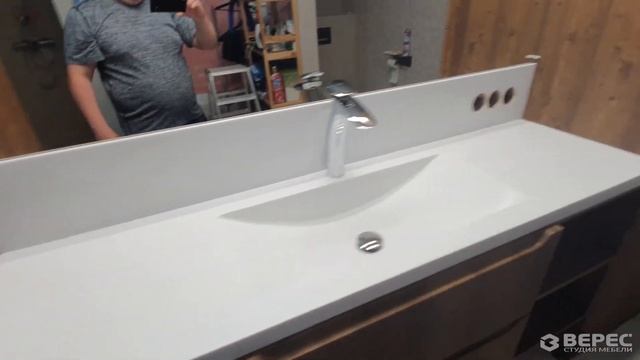 Комплект мебели для ванной комнаты под дерево | Обзор и стоимость заказа смотреть онлайн