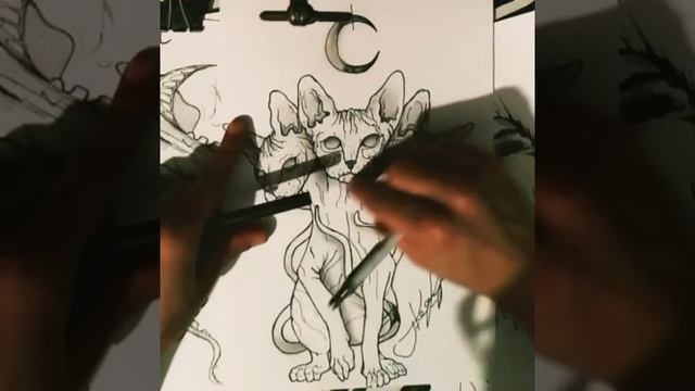 Рисуем сфинкса смотреть онлайн