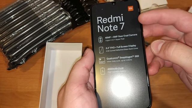 Распаковка Redmi Note 7