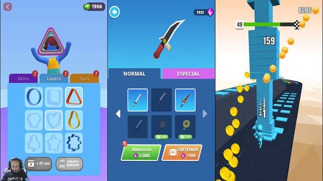 LAYER MAN vs SOLO LEVELING vs STACK COLORS - Triple Game NEW UPDATE Max Levels Android,ios смотреть онлайн