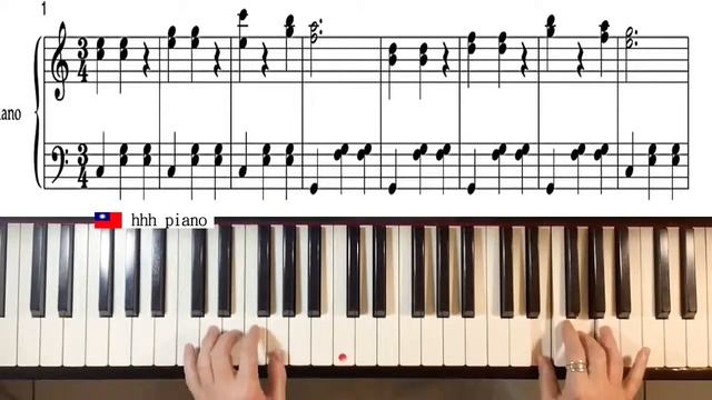Little Fairy Waltz (仙女圓舞曲）by Jean Louis Gobbaerts { piano + sheet music } смотреть онлайн