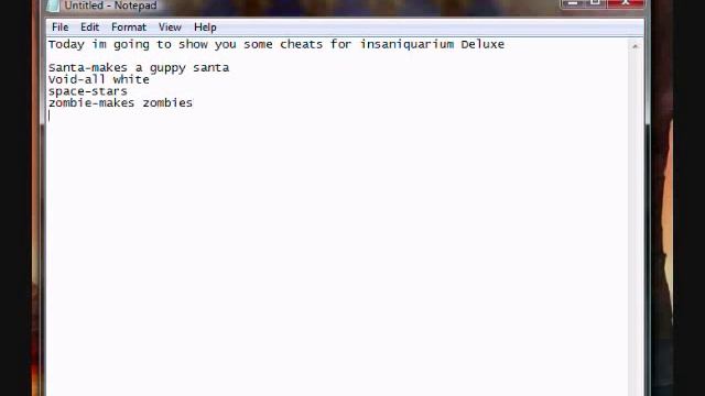 Insaniquarium deluxe cheats смотреть онлайн