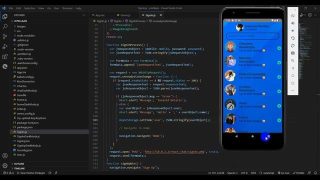React Native Chat app (Part - 3) | Home | Java Institute смотреть онлайн