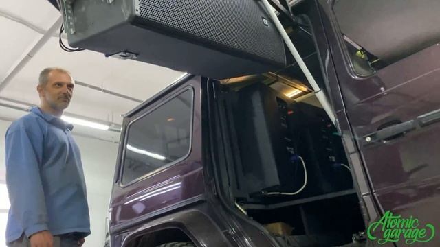 Многоцветная подсветка Mercedes Gelandewagen W463