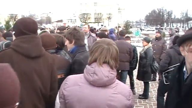 Осокин на встрече несогласных 10-12-2011 г. смотреть онлайн
