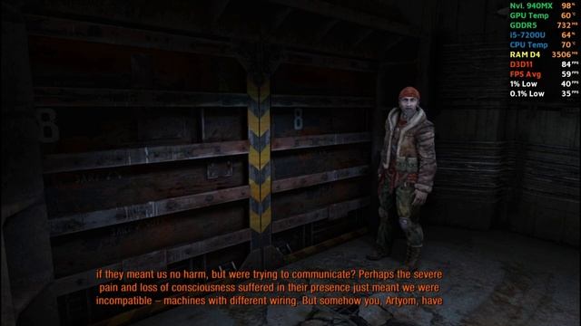 Metro Last Light Redux | Nvidia Geforce 940MX | i5 7200U смотреть онлайн
