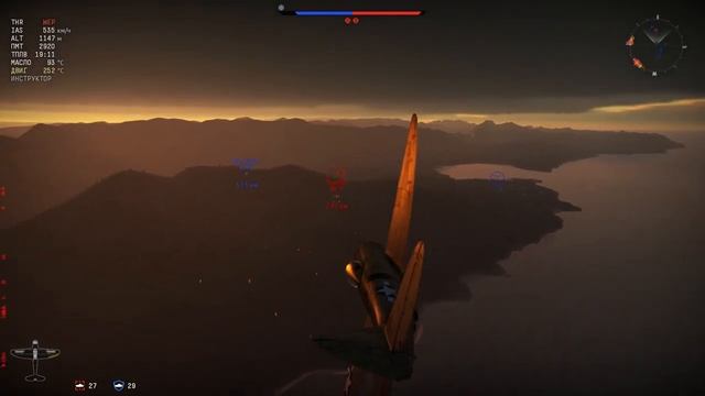 War Thunder P-47D-28 Thunderbolt - Ранг:3. БР-4.7. РБ. смотреть онлайн