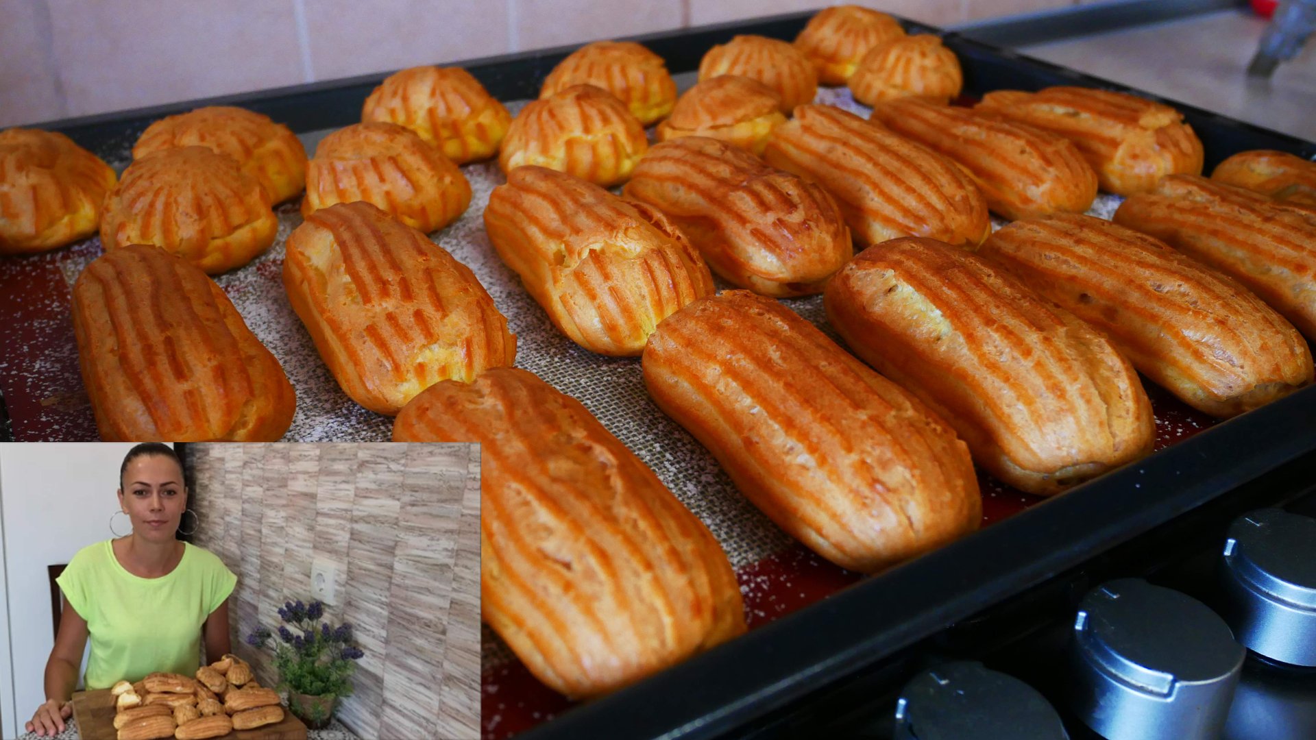 Эклеры в Домашних Условиях СЕКРЕТЫ ПРИГОТОВЛЕНИЯ ЗАВАРНОГО ТЕСТА Эклеры с масляным кремом смотреть онлайн