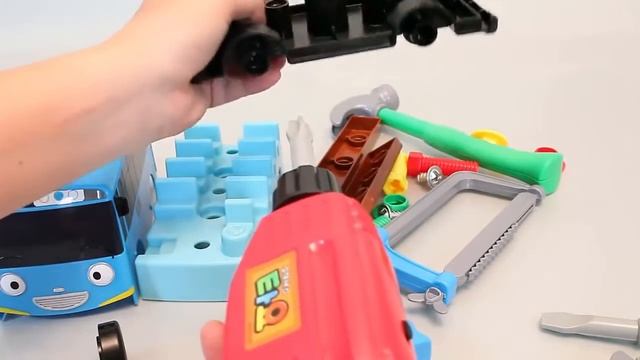 ABC Song |Tayo the Little Bus Tools Car Toys | BINGO | Wheels on the bus | Finger Family смотреть онлайн