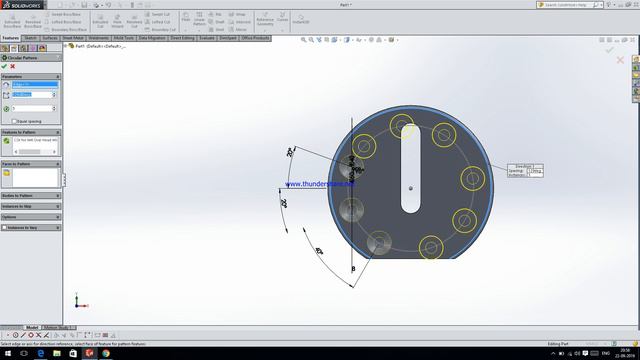 HOW TO MAKE CROSSHEAD CONTAINER FLANGE CRANK |||||||||| SOLIDWORKS TUTORIAL BEGINNERS смотреть онлайн