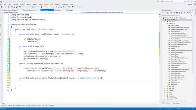 ASP.NET Nested Grid View - Expandable and Collapsible rows смотреть онлайн