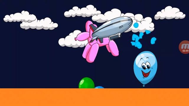 Лопаем шарики. Игра.