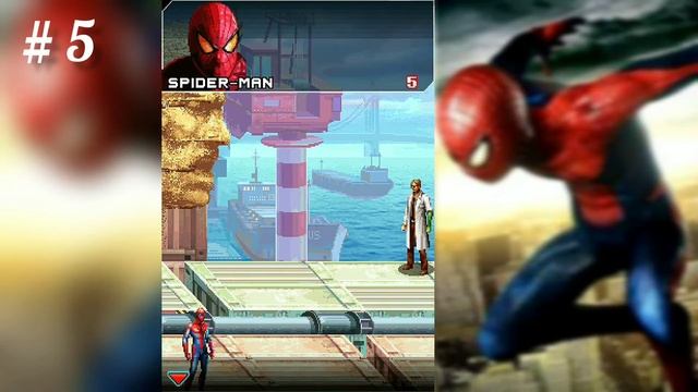 THE AMAZING SPIDER-MAN (Java Game) #5 Confrontando Areia смотреть онлайн