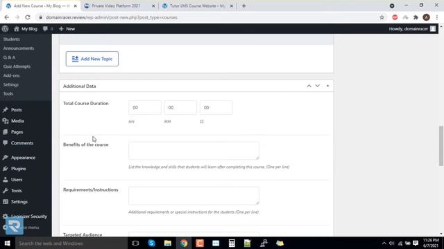 LMS #3:First Course Creation & Theme Selection | Tutor LMS 2023 смотреть онлайн
